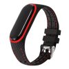Elasztomer szíj LIFESTYLE XIAOMI Mi Band 7-hez fekete (04)