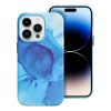 bőr MAG COVER tok IPHONE 14 Pro készülékhez kék splash