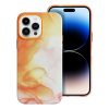 bőr MAG COVER tok IPHONE 14 Pro Max készülékhez narancs színben