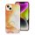 bőr MAG COVER tok IPHONE 14 Plus-hoz narancs splash