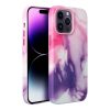 bőr MAG COVER tok IPHONE 14 Plus-hoz lila splash