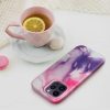 bőr MAG COVER tok IPHONE 14 Plus-hoz lila splash