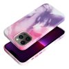 bőr MAG COVER tok IPHONE 13 Pro Max-hoz, lila splash