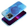 bőr MAG COVER tok IPHONE 13 Pro Max készülékhez, kék splash