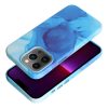 bőr MAG COVER tok IPHONE 13 Pro-hoz, kék splash