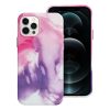 bőr MAG COVER tok IPHONE 12 Pro készülékhez lila splash