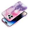 bőr MAG COVER tok IPHONE 12 Pro készülékhez lila splash