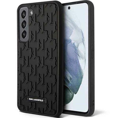 KARL LAGERFELD case for SAMSUNG S23 KLHCS23SRUPKLPK (Rubber Mono Logo Plate) black