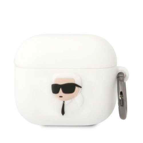 KARL LAGERFELD tok APPLE Airpods 3 KLA3RUNIKH (3D Sil NFT Karl) fehér