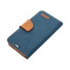 CANVAS Book case for SAMSUNG A54 5G navy blue