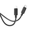 HOCO kábel Type C to Lightning PD 2,4A 20W X88 1 m fekete