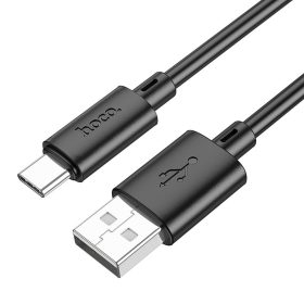 Cable USB A to USB C Hoco 3A 1 m X88 black