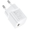 HOCO utazó töltő Type C PD 20W N10 fehér
