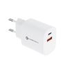 CELL F-ENERGY TFK-TC-30WPD utazó töltő Type C + USB A PD QC4.0 3A 30W fehér
