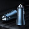 BASEUS car charger USB A + Type C + cabel Type C to Lightning PD QC4.0 3A 40W TZCCJD-03 blue
