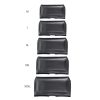 ROYAL univerzális, vízszintes bőr övtok M méret IPHONE 12 MINI / 13 MINI / SAMSUNG A40 / S8 / XIAOMI 12 / redmi 5A fekete