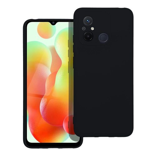 SILICONE tok XIAOMI redmi 12C fekete színű