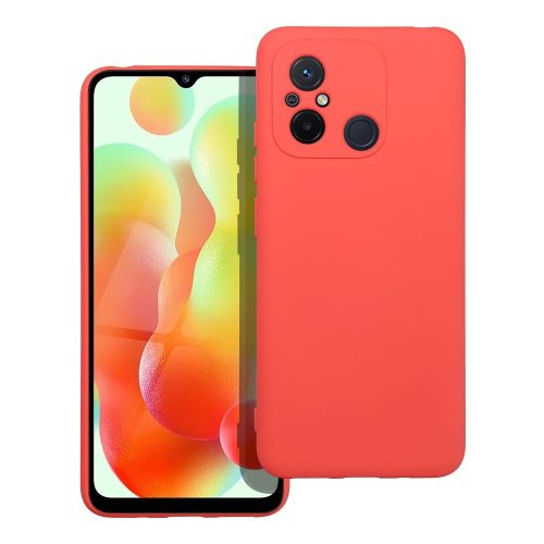 SILICONE tok XIAOMI redmi 12C készülékhez barack színben