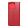SMART PRO Book bőrtok XIAOMI redmi 12C készülékhez bordó színben