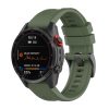 Szilikon szíj GARMIN FENIX 3 / 3HR / 5X / 6X / 6X Pro / 7X / 7X Pro sötétzöld (4)