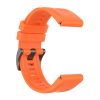 Szilikon szíj GARMIN FENIX 3 / 3HR / 5X / 6X / 6X Pro / 7X / 7X Pro készülékhez, narancssárga (8)