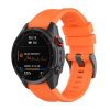 Szilikon szíj GARMIN FENIX 3 / 3HR / 5X / 6X / 6X Pro / 7X / 7X Pro készülékhez, narancssárga (8)