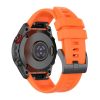 Szilikon szíj GARMIN FENIX 3 / 3HR / 5X / 6X / 6X Pro / 7X / 7X Pro készülékhez, narancssárga (8)