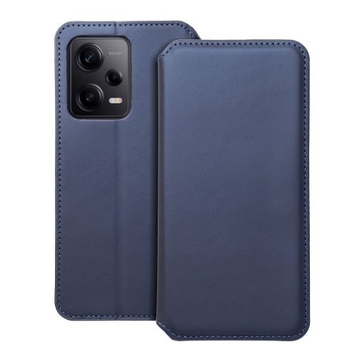 DUAL POCKET könyvtok XIAOMI redmi Note 12 Pro 5G készülékhez tengerészkék színben