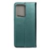 SMART MAGNETO könyv tok XIAOMI redmi Note 12 Pro 5G-hez sötétzöld színben