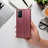 SMART MAGNETO Book tok XIAOMI redmi Note 12 Pro Plus 5G készülékhez burgundy