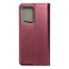 SMART MAGNETO Book tok XIAOMI redmi Note 12 Pro Plus 5G készülékhez burgundy
