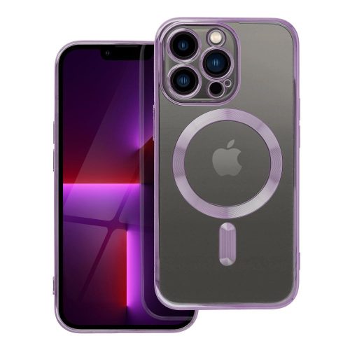 ELECTRO MAG COVER tok kompatibilis a MagSafe-dal az IPHONE 13 Pro számára, mély lila színben