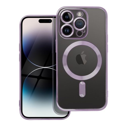 ELECTRO MAG COVER tok kompatibilis a MagSafe-fel IPHONE 14 Pro készülékhez, mély lila színben