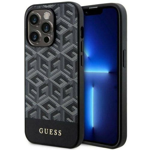 GUESS tok az IPHONE 14 Pro Max számára GUHMP14XHGCFSEK (MAG GCUBE) fekete