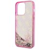 GUESS tok IPHONE 14 Pro készülékhez GUHCP14LLC4PSGP (Liquid Glitter 4G Translucent) rózsaszín