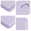 bőr MAG pénztárca kompatibilis MagSafe lilac