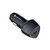 CELL F-ENERGY Carbon CC50-1C autós töltő Type C + Type C - Lightning kábel PD 3A 20W fekete