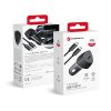 CELL F-ENERGY Carbon CC50-1C autós töltő Type C + Type C to Type C kábel PD 3A 20W fekete