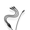 BASEUS kábel 3 az 1-ben USB A / Típus C - Micro USB / Lightning / Típus C PD QC 5A 100W CASS030103 1,2 m kék