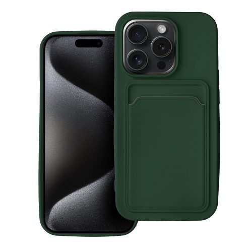 Tok CARD  IPHONE 15 Pro zöld
