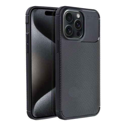 Tok CARBON PREMIUM az IPHONE 15 Pro Max-hoz fekete