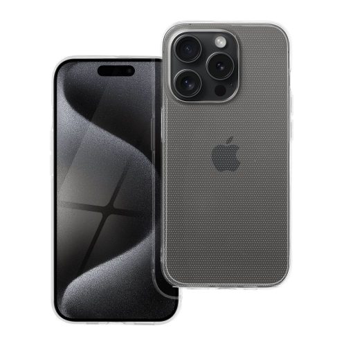CLEAR Tok 2 mm az IPHONE 15 Pro-hoz, átlátszó