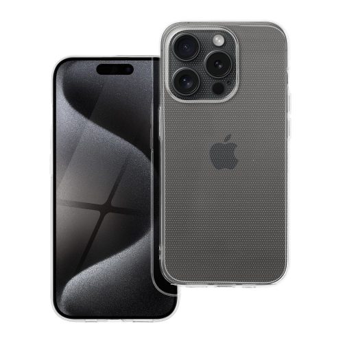 CLEAR Tok 2 mm az IPHONE 15 Pro számára (kamera védelem) átlátszó