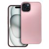 METALLIC tok az IPHONE 15 Plus-hoz rózsaszín