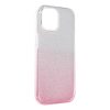 SHINING tok IPHONE 15-höz átlátszó rózsaszín
