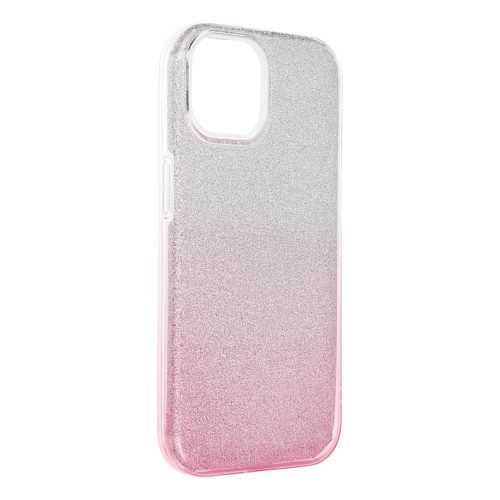 SHINING tok IPHONE 15-höz átlátszó rózsaszín