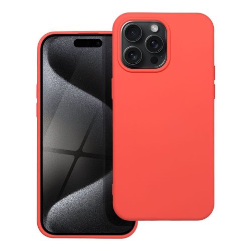 SILICONE Tok az IPHONE 15 Pro Max készülékhez, őszibarack színben