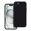 SILICONE tok IPHONE 15-höz fekete
