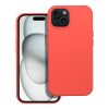 SILICONE tok IPHONE 15-höz barack színben