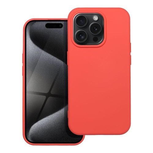 SILICONE tok az IPHONE 15 Pro-hoz, őszibarack színben
